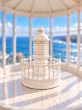Miniature Lighthouse Beacon and Lantern Room | 1:12 Scale Coastal Dollhouse Lighthouse Accessory