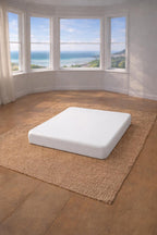 Dollhouse Hamptons Coastal Bed | 1:12 Miniature Bedroom Furniture | White Panel Bed Frame