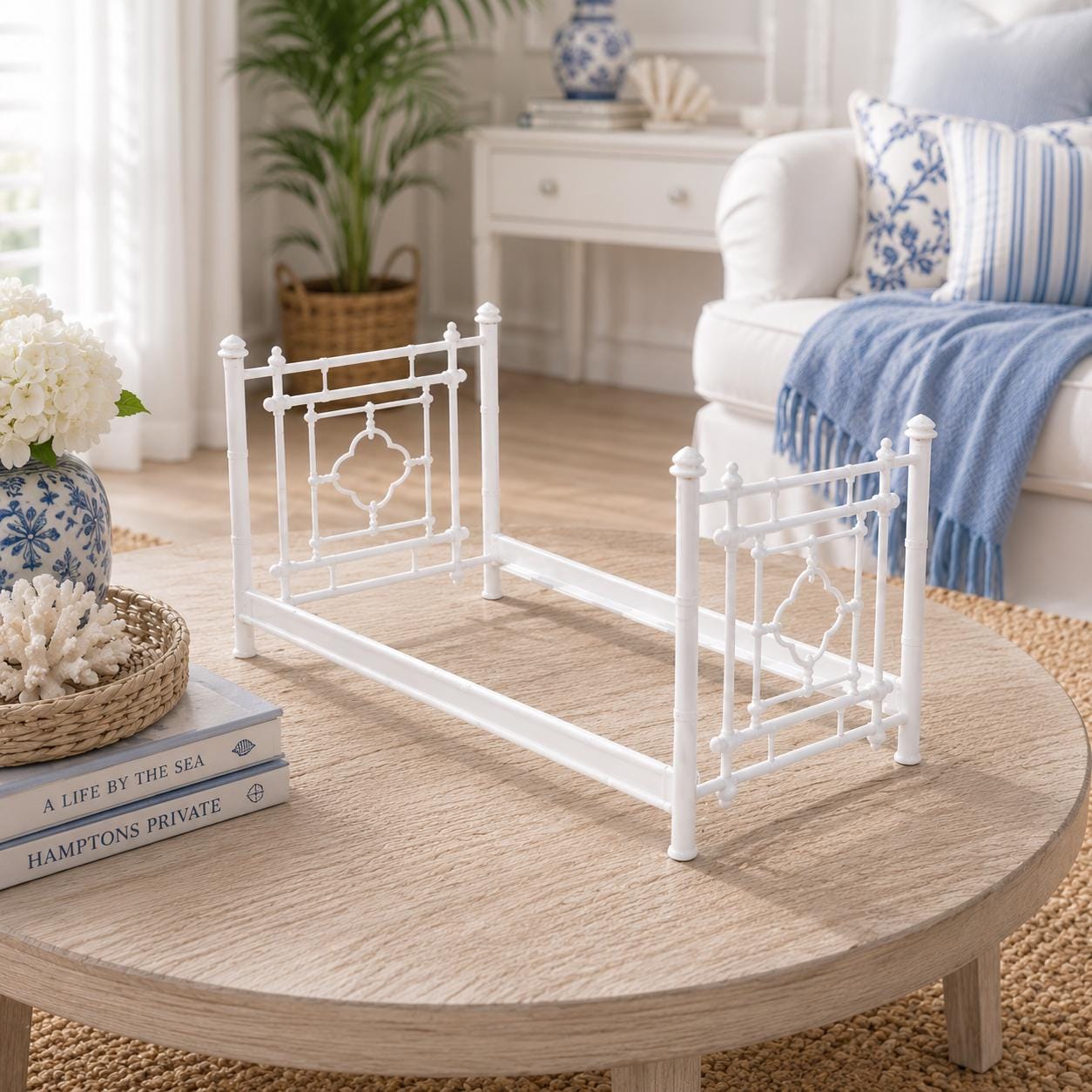 Hamptons Daybed | 1:12 Dollhouse Miniature Bedroom Furniture | Coastal Day Bed
