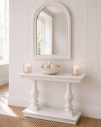 Hamptons Console Table | 1:12 Dollhouse Miniature Furniture | Coastal Entry Hall & Sofa Table