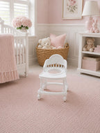 Miniature Nursery Furniture Set | 1:12 Dollhouse Baby Pram, High Chair & Walker | Hamptons Nursery