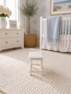 Miniature Nursery Essentials Set | 1:12 Dollhouse High Chair, Baby Walker & Potty Chair | Hamptons Baby Furniture