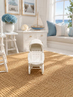 Ornate Baby Pram | 1:12 Dollhouse Miniature Nursery Furniture | Vintage Hamptons Baby Carriage