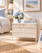 Hamptons Chest of Drawers | 1:12 Dollhouse Miniature Furniture | Coastal Bedroom Dresser