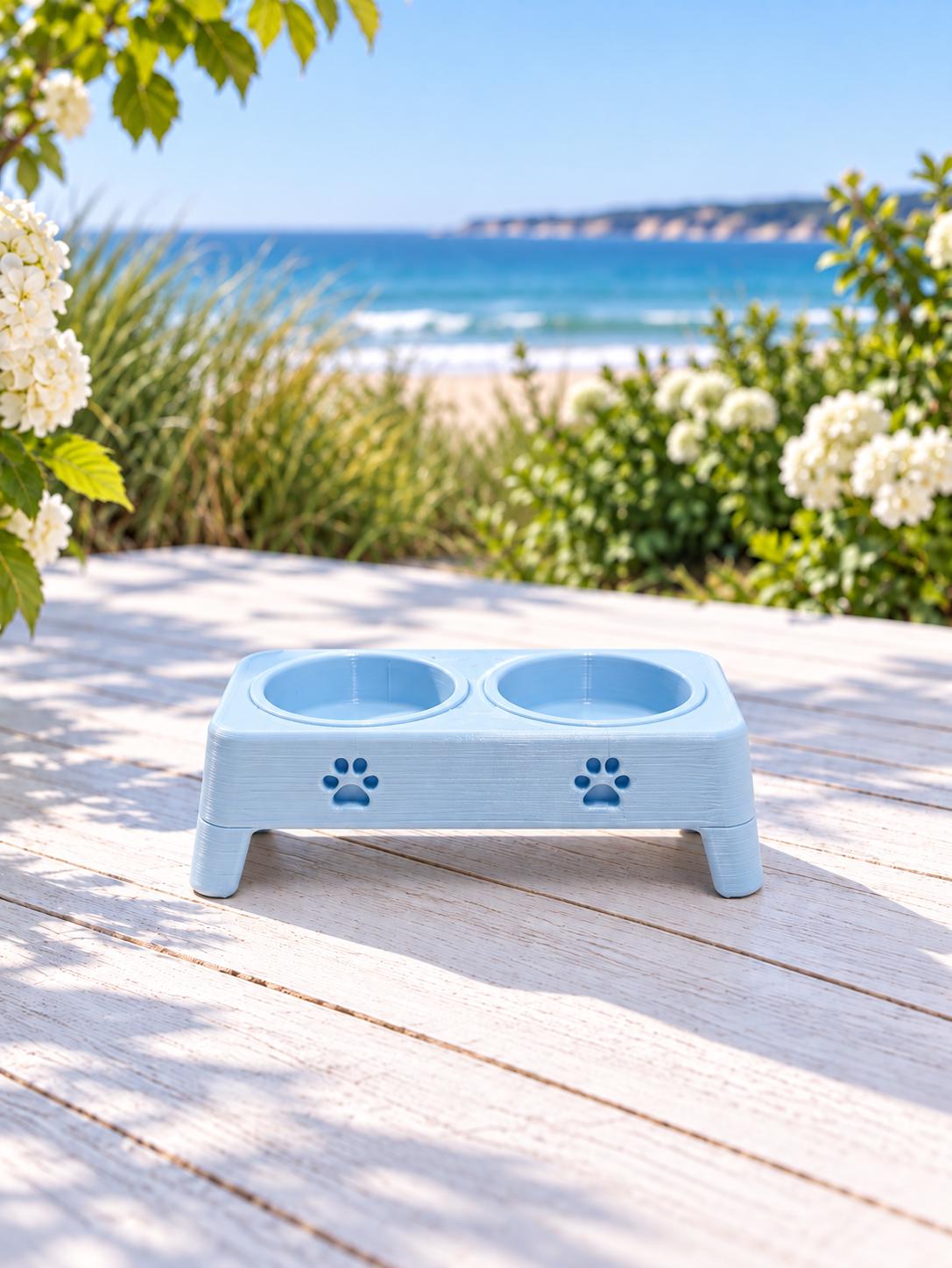Hamptons Pet Care and Toy Set | 1:12 Dollhouse Miniature Dog House, Feeding Station, Storage Toys
