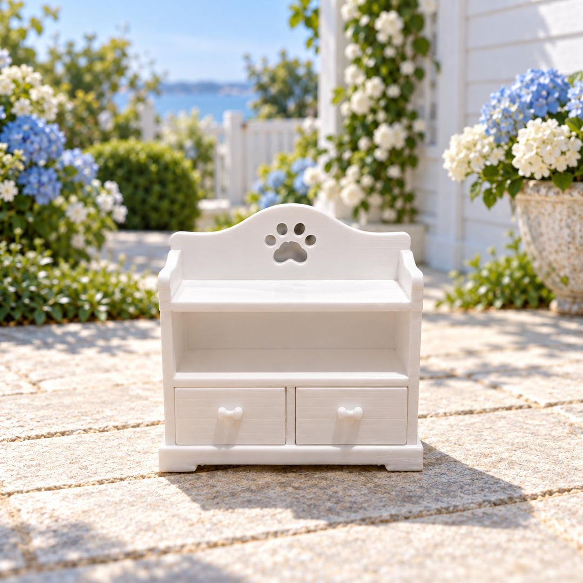 Deluxe Pet Retreat Set | 1:12 Scale Dollhouse Pet Furniture, Cat Tree, Pet Bed and Storage