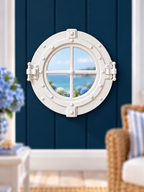 Nautical Porthole Window | 1:12 Scale Dollhouse Lighthouse Window | Coastal Miniature